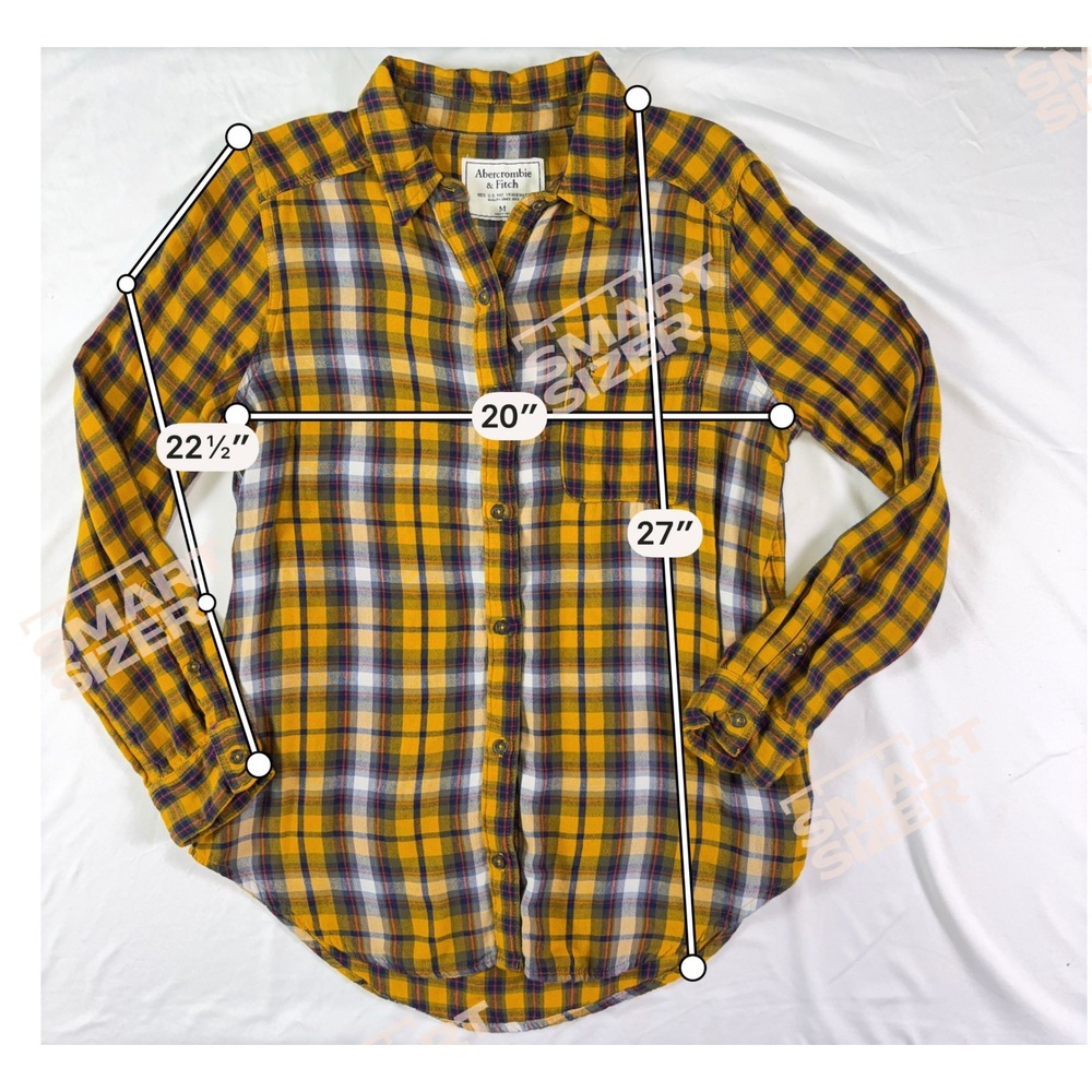 Abercrombie & Fitch Plaid Top Women M Viscose Preppy Academia Cabin Cozy Classic - Picture 6 of 7